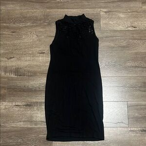 Elegant Black Sleeveless Dress